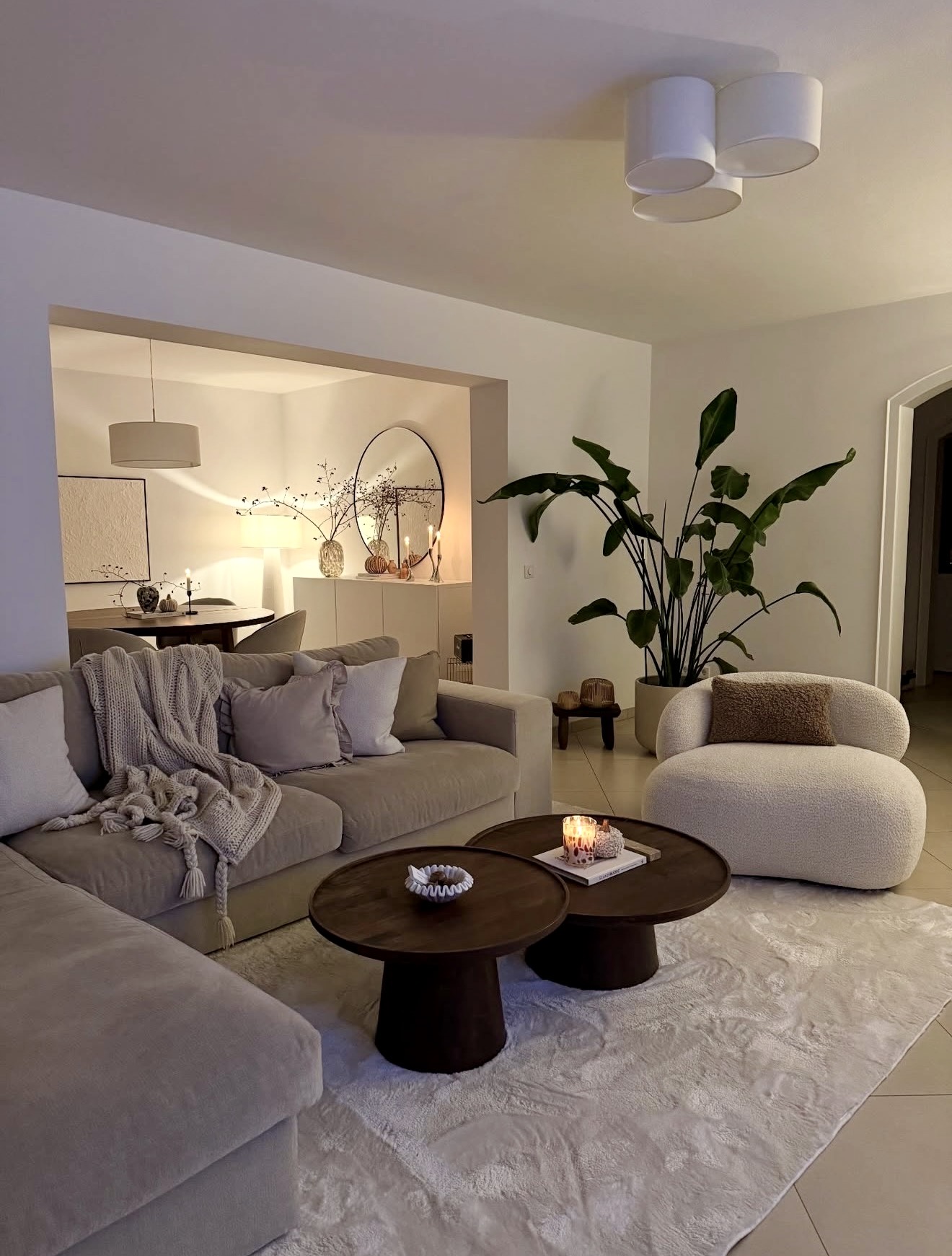 Earthy Tones Cozy Living Room Haven