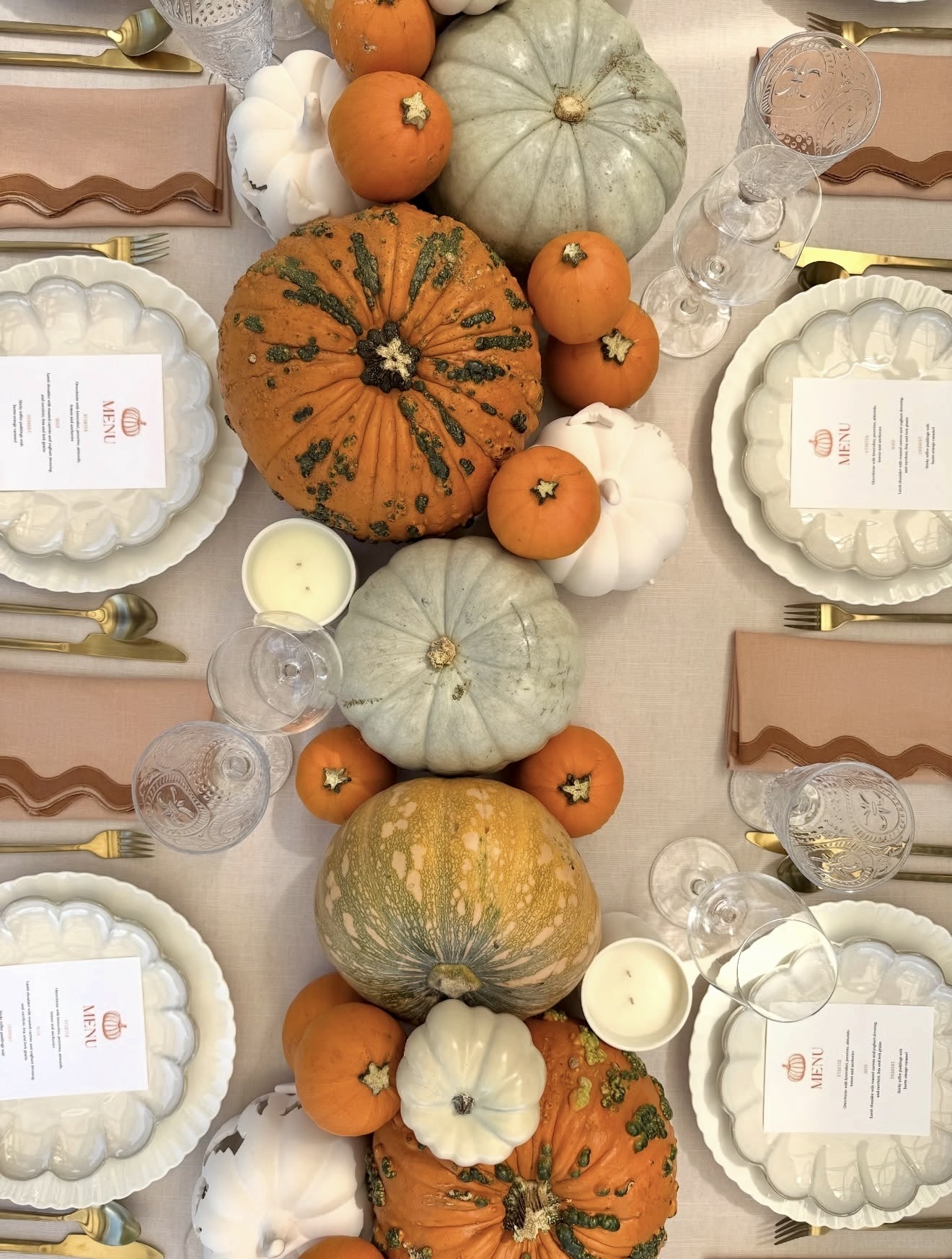 Pumpkin Patch Abundance Fall Tablescape