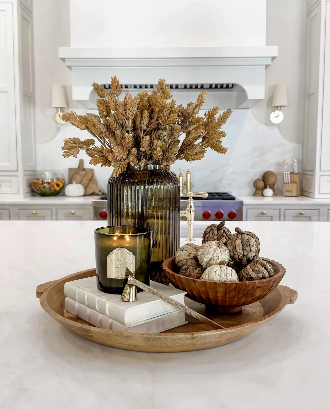 Rustic Neutral Fall Table Tray