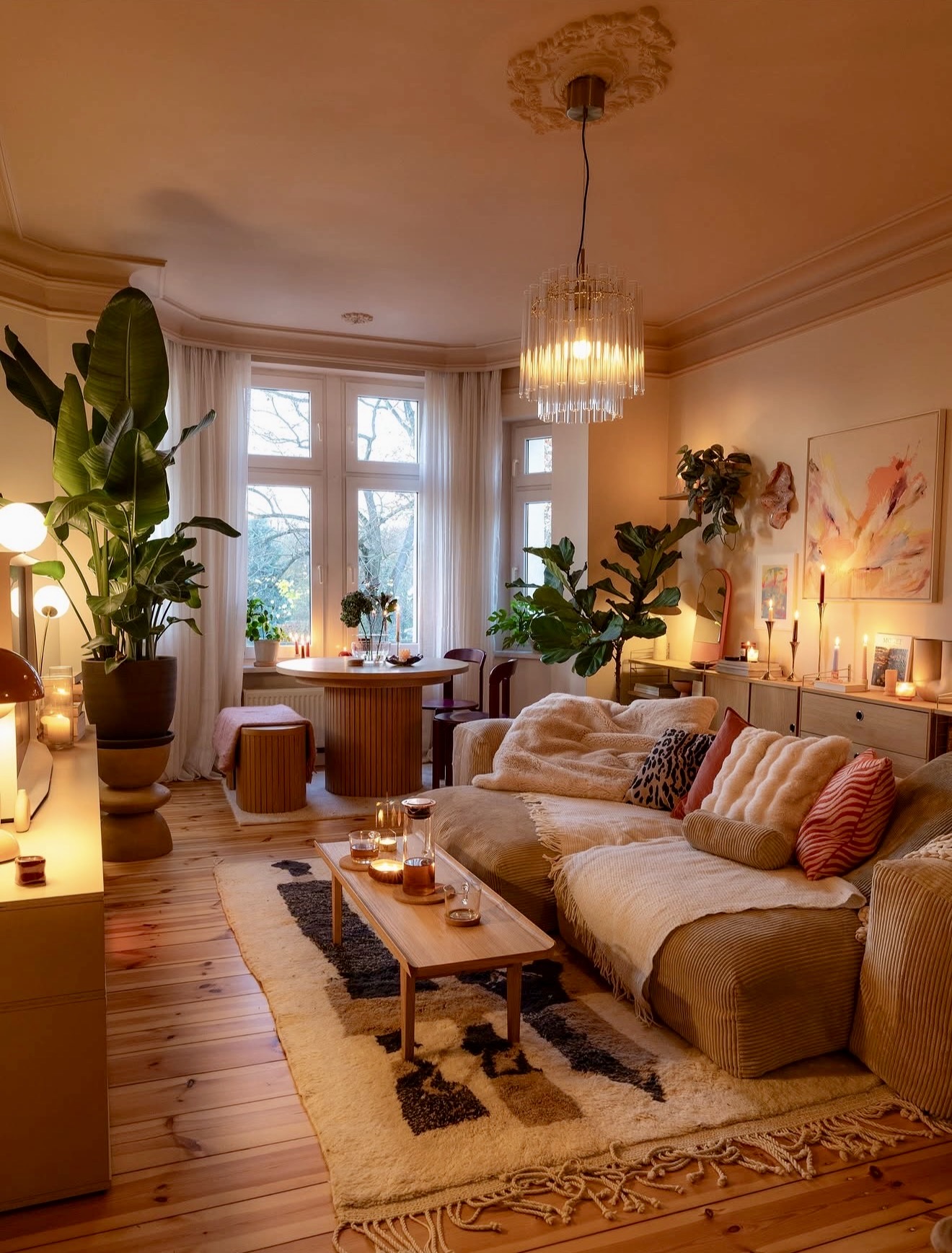 Warm And Cozy Fall Living Room Vibes