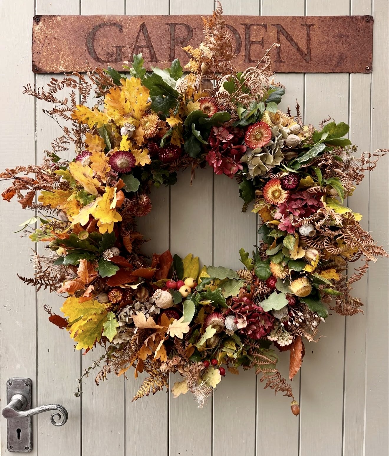 Abundant Autumn Harvest Botanical Wreath