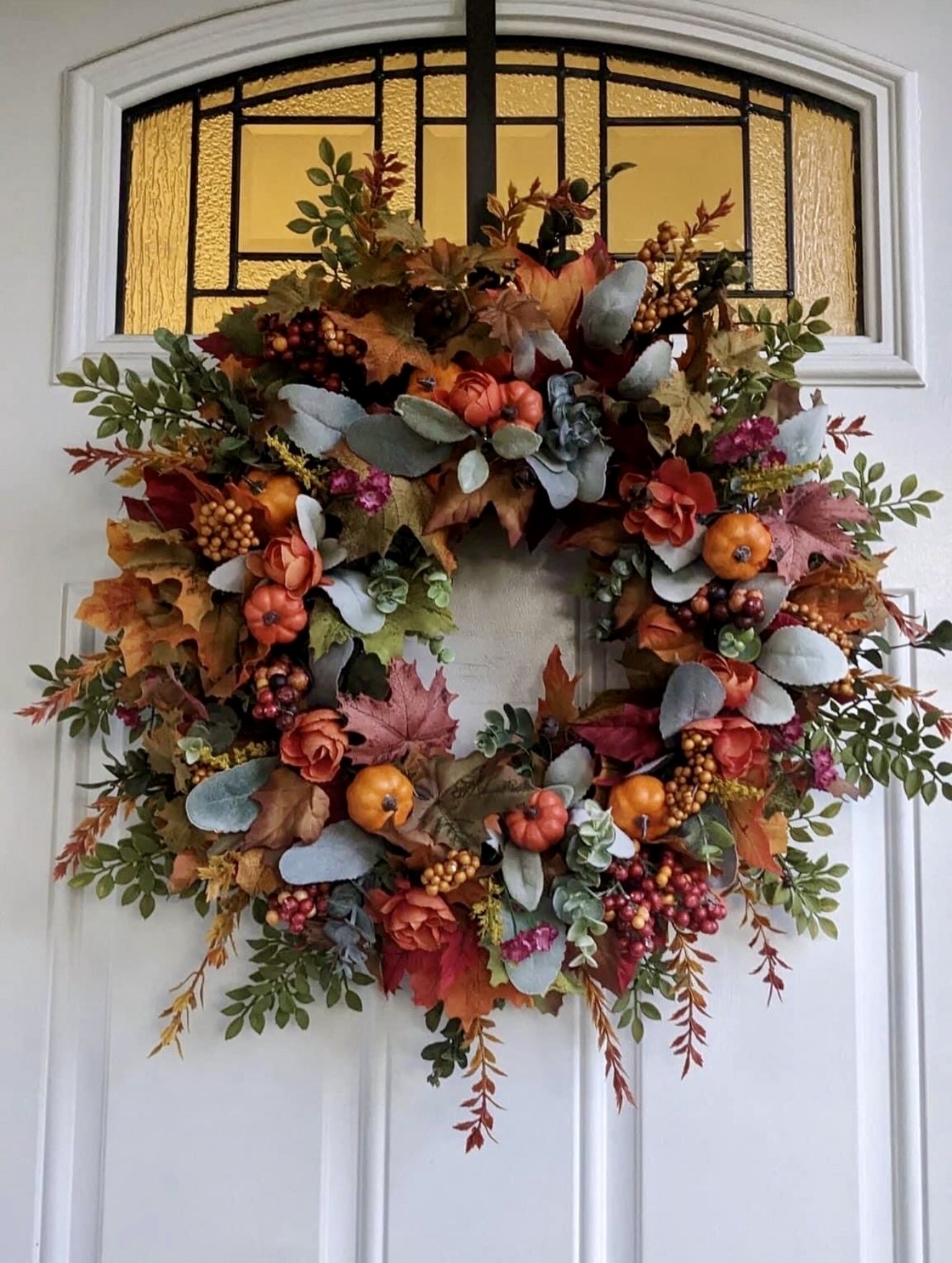 Abundant Autumn Harvest Door Wreath