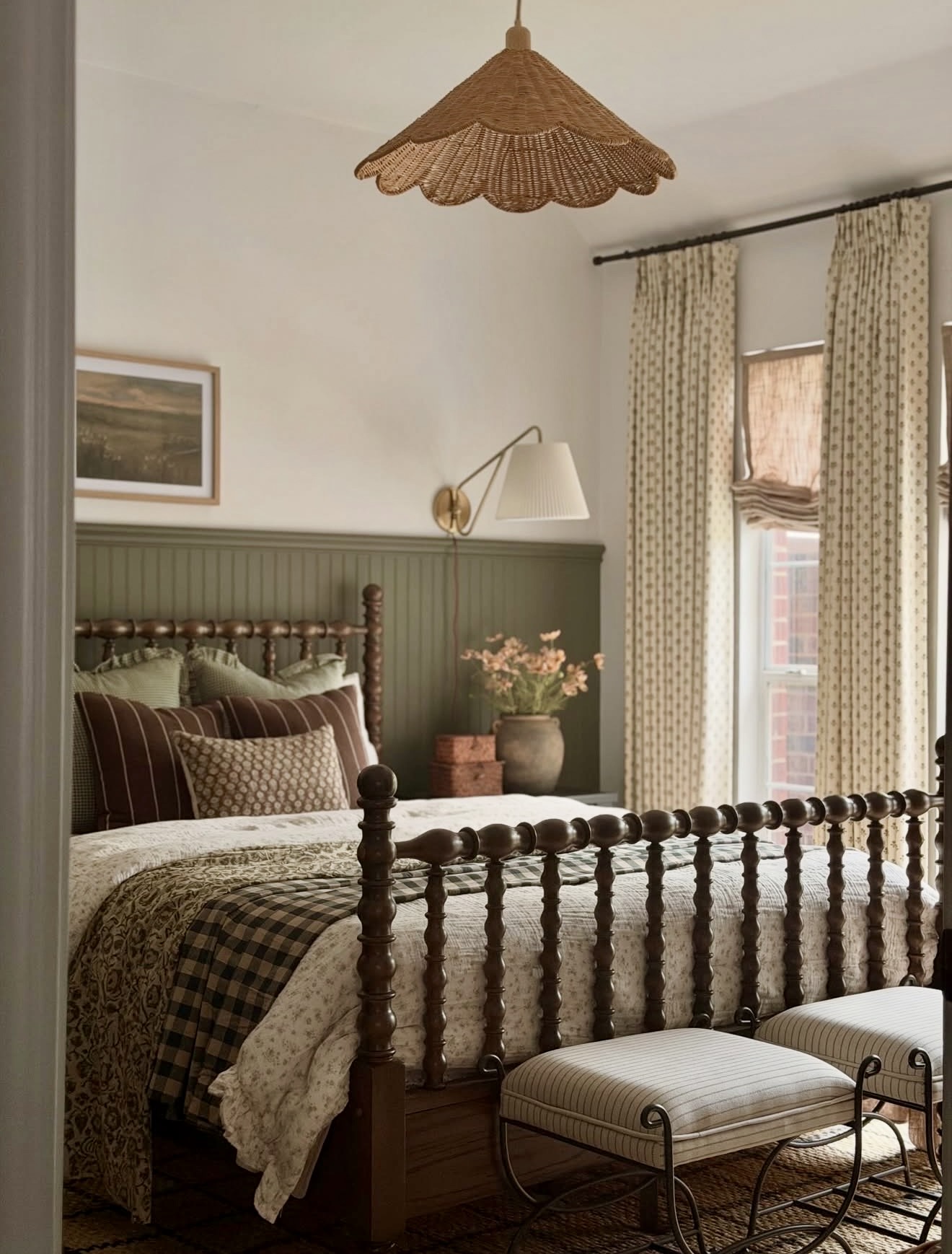 Classic Farmhouse Fall Bedroom Retreat