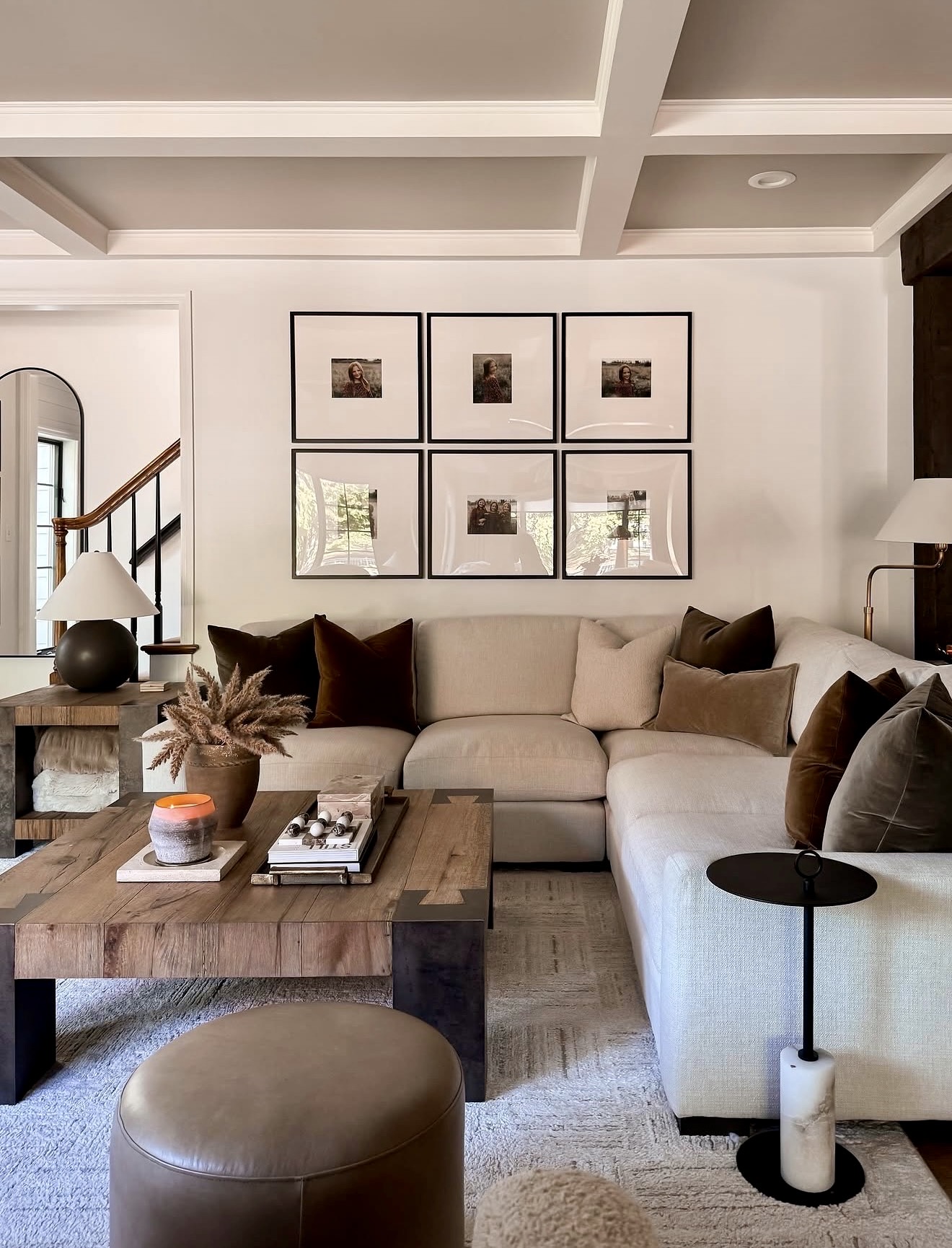 Cozy Neutral Fall Living Room Retreat