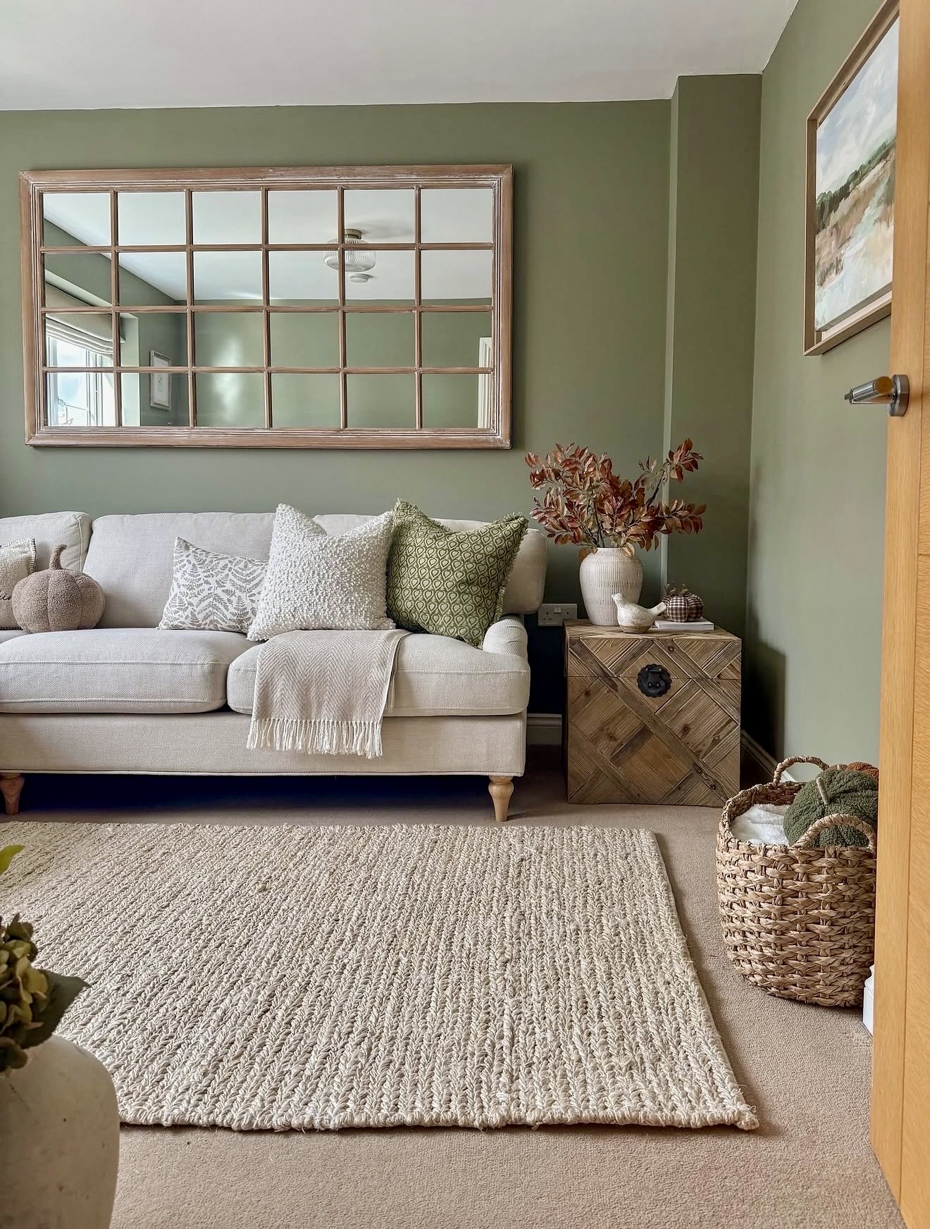 Cozy Textured Fall Living Room Refresh