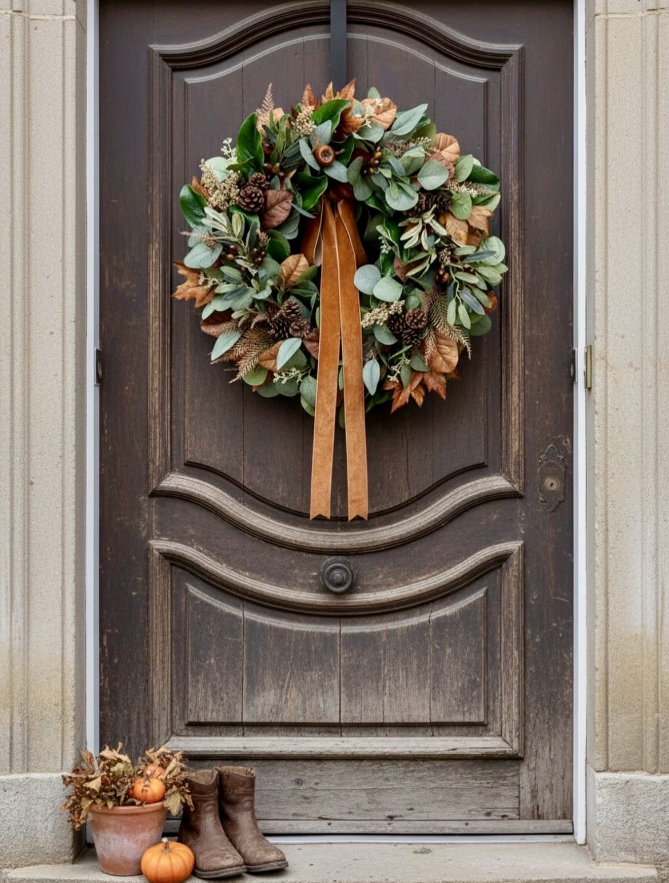 Harvest Welcome Front Door Decor