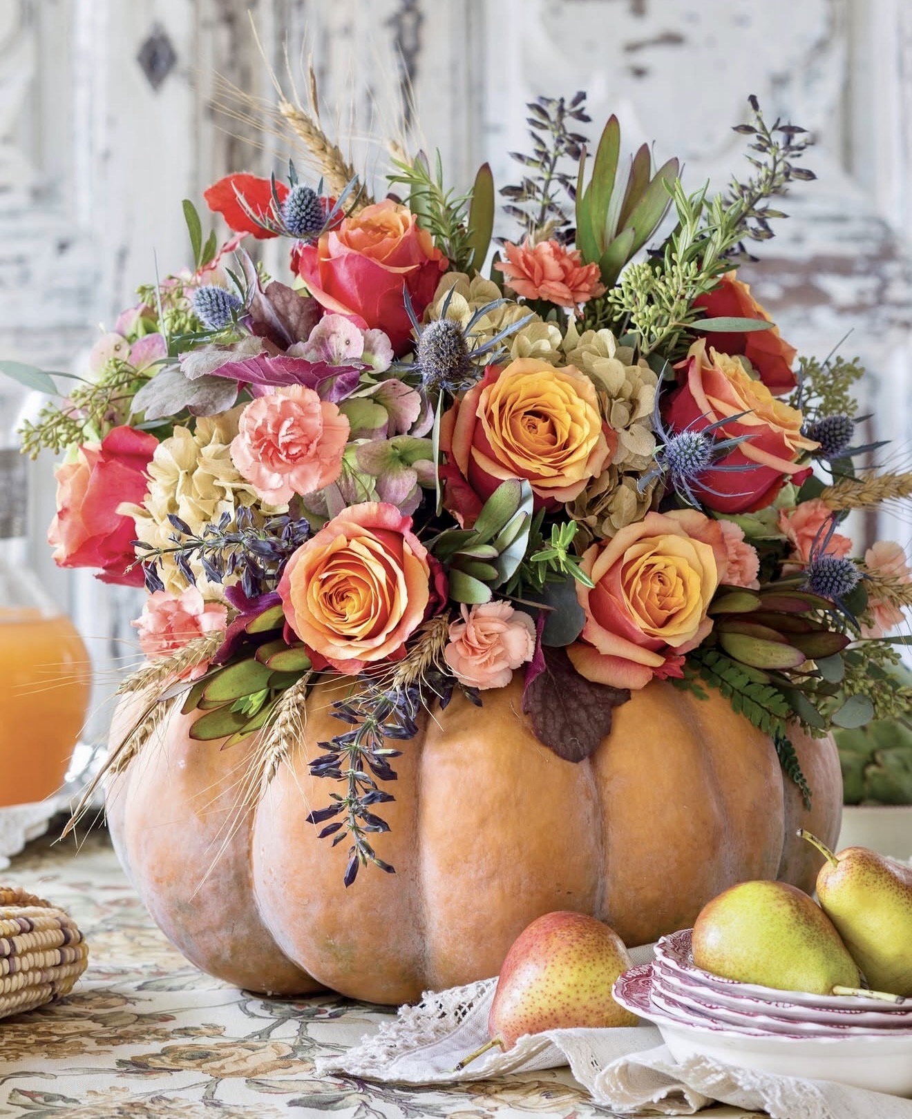 Pumpkin Floral Arrangement