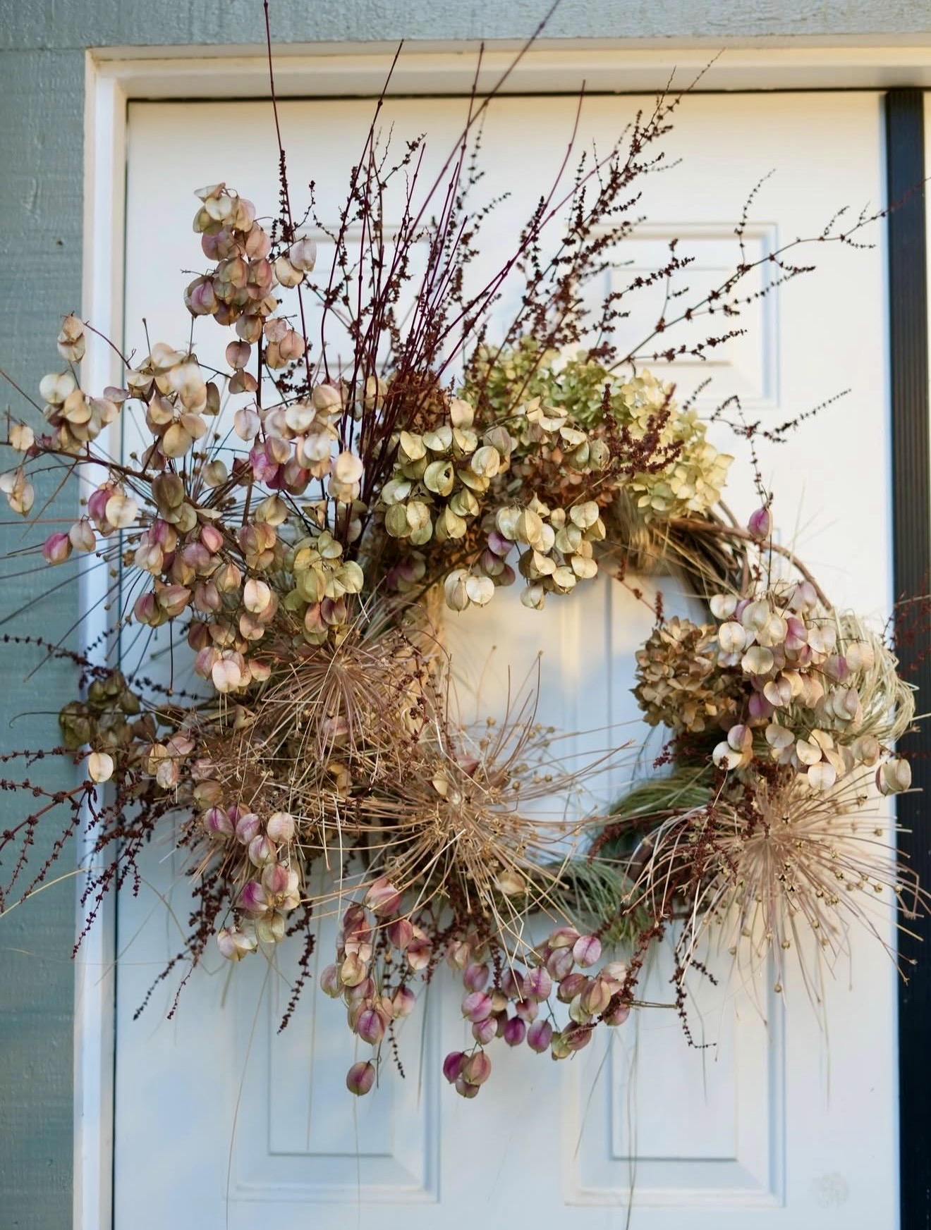Rustic Dried Fall Botanical Wreath