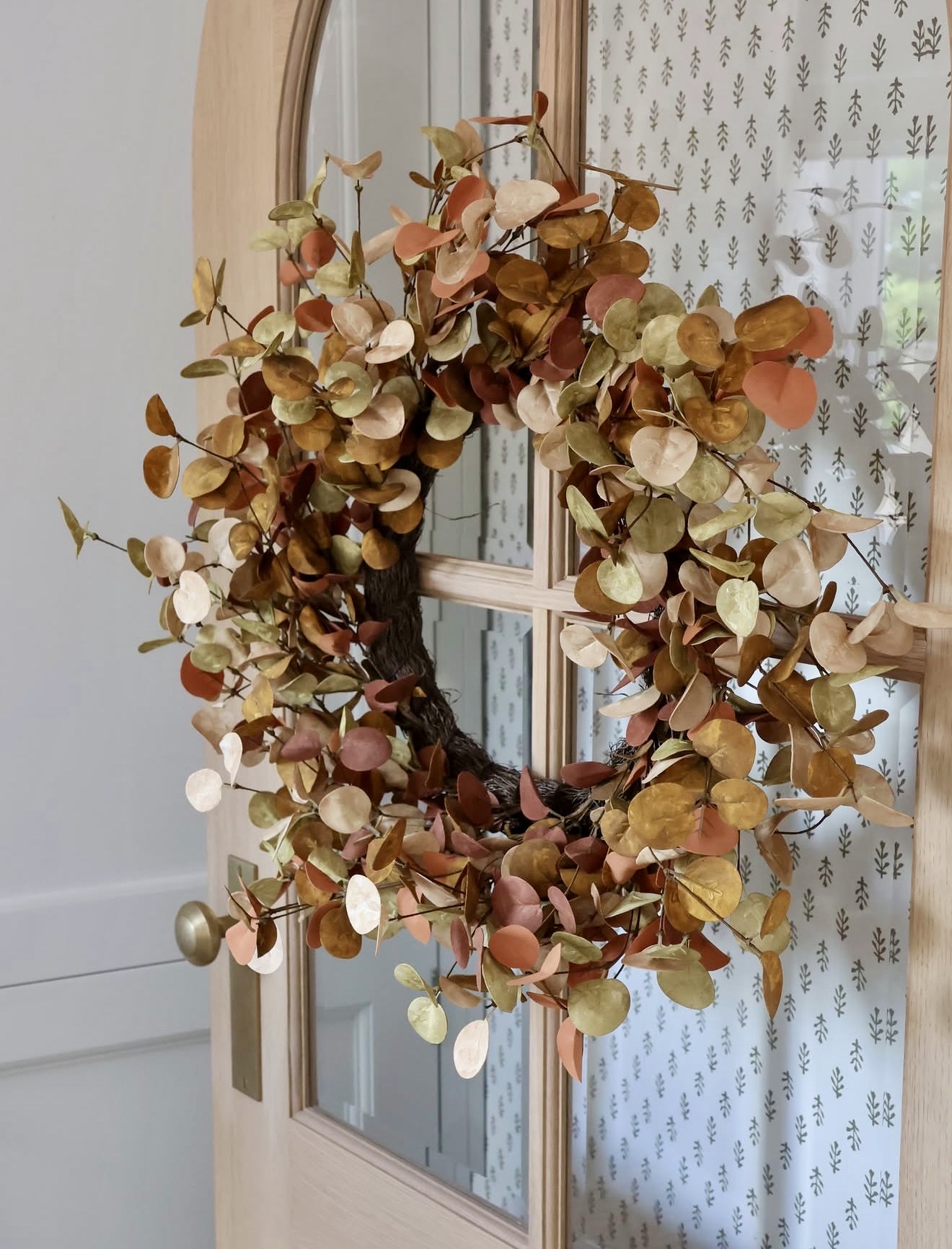 Rustic Eucalyptus Fall Door Wreath