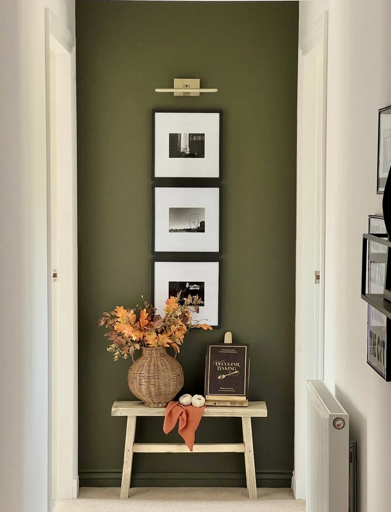 Rustic Fall Entryway With Autumn Hues