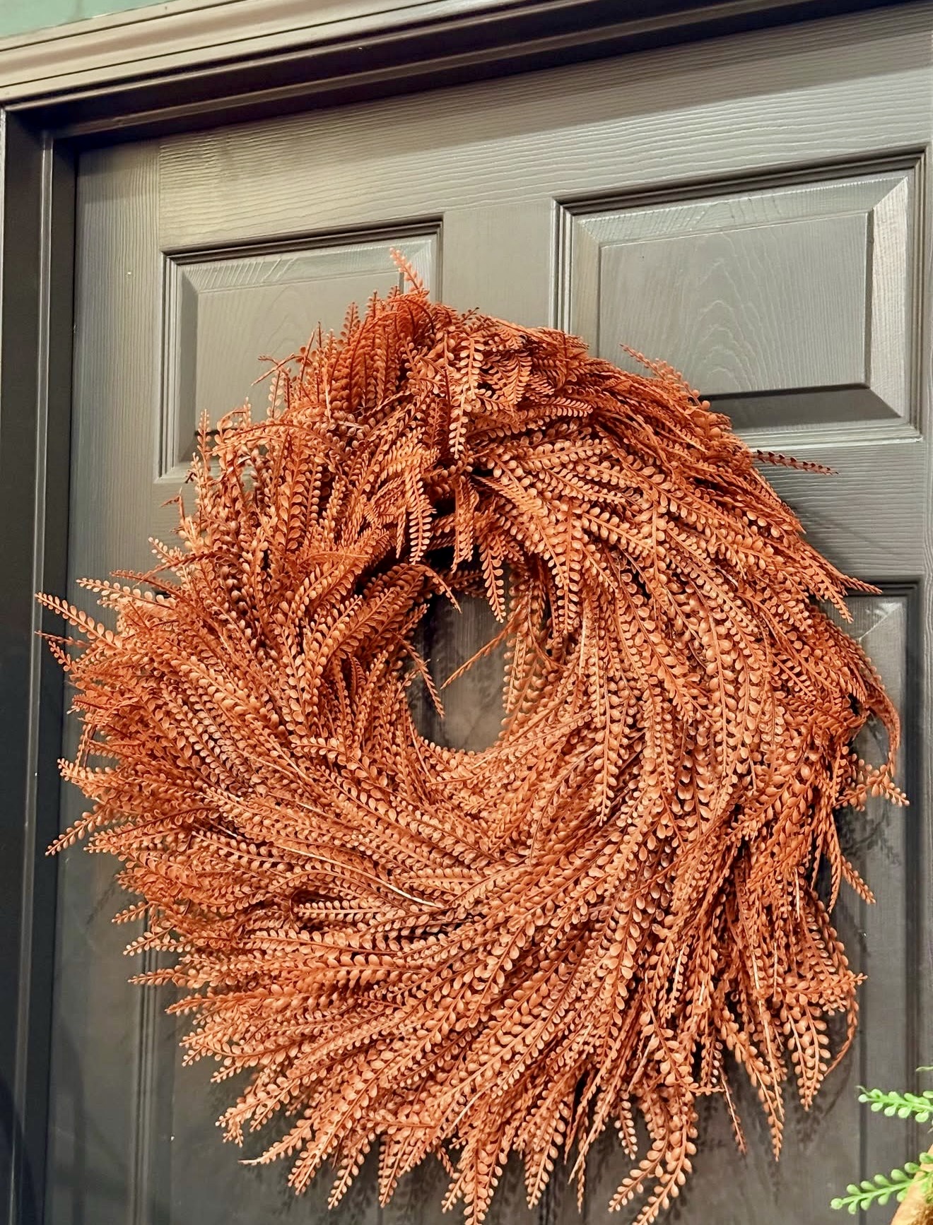 Rustic Fern Wreath For Welcoming Fall