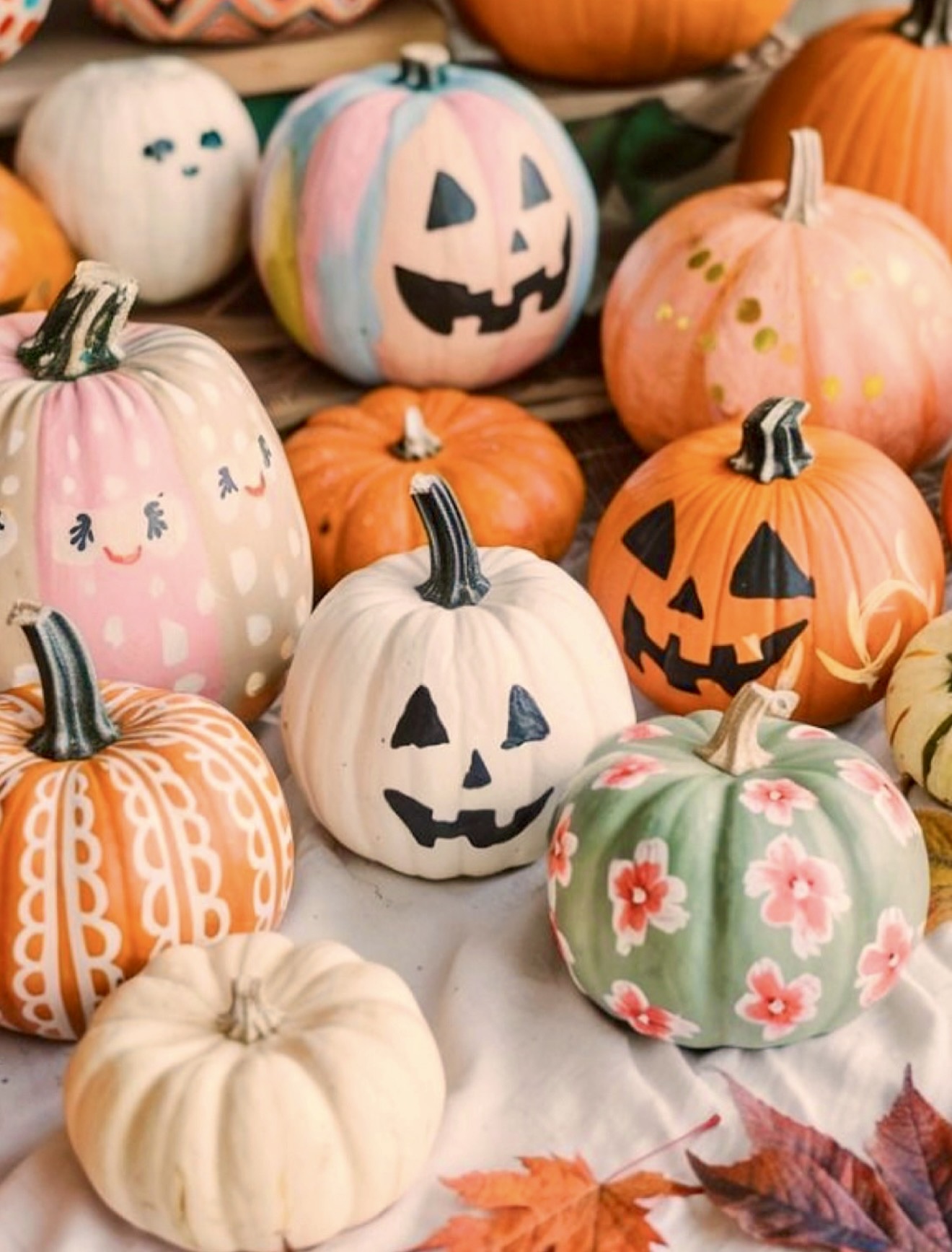 Whimsical Painted Pumpkins For Festive Fall Decor