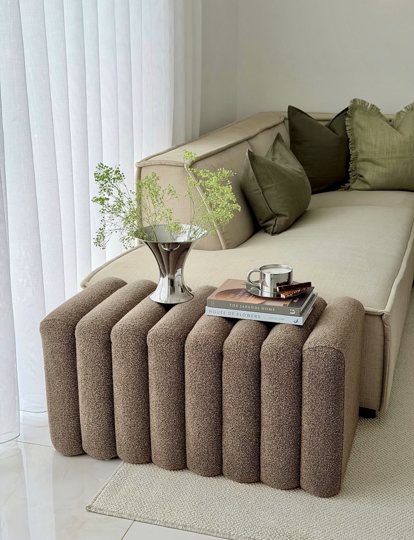 Soft Earthy Tones With Polished Chrome Accents