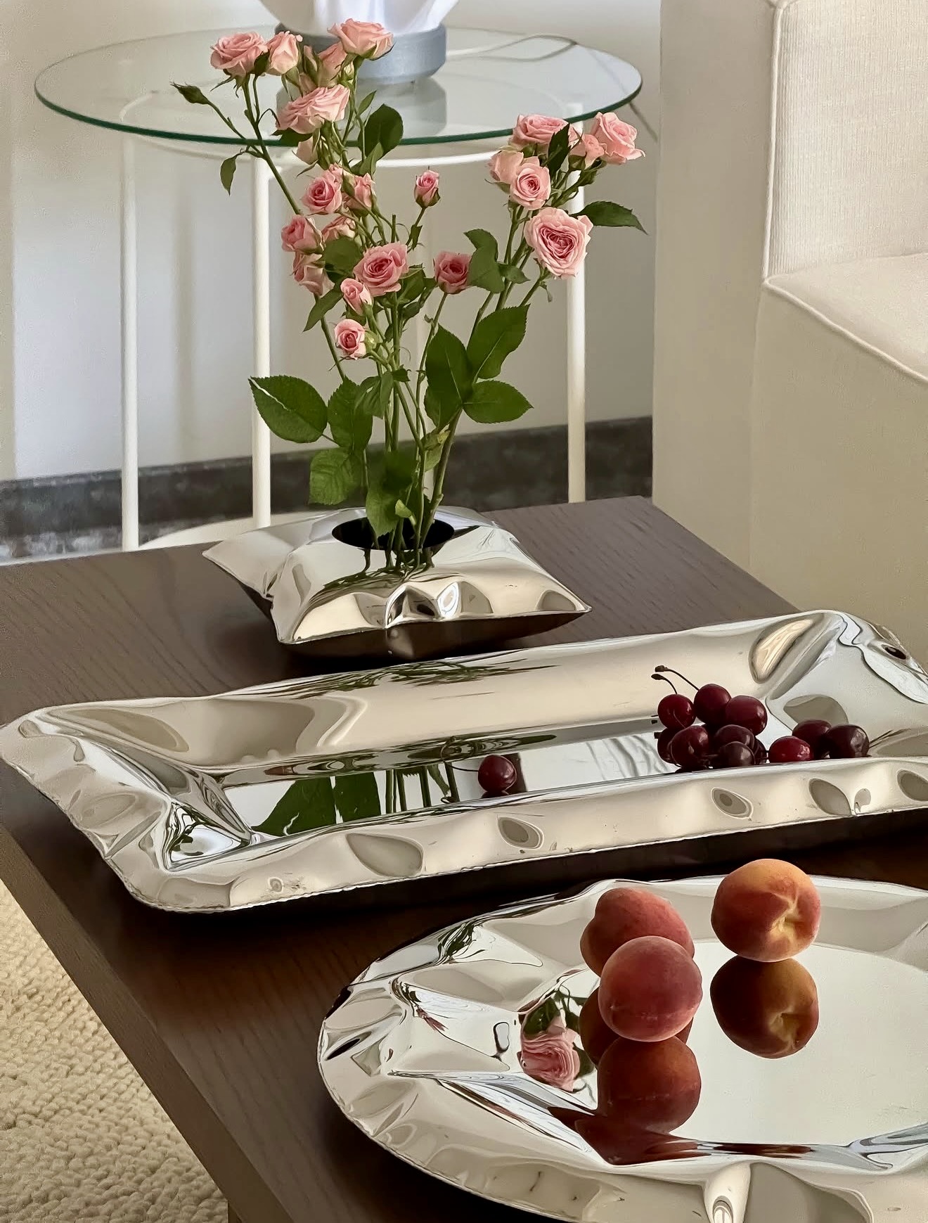 Sophisticated Chrome Accents For Modern Living Spaces